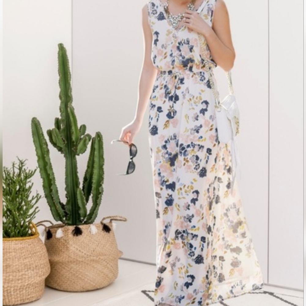 Lucky Brand Sleeveless Maxi Dress